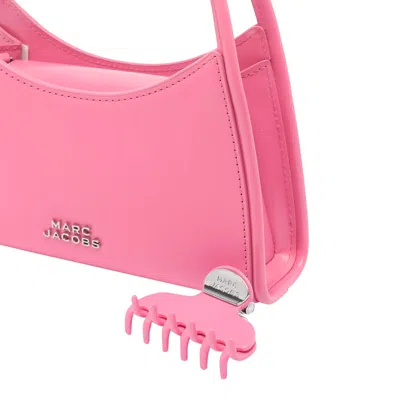 Marc Jacobs Bow Shoulder Bag Claw Clip In Pink