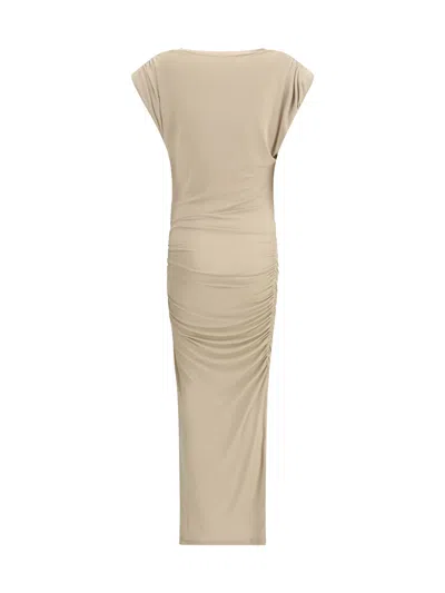 Isabel Marant Étoile Marant Etoile Women Draped Midi Dress In Neutral