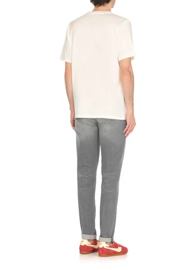 Autry Embroidered Logo T Shirt In White