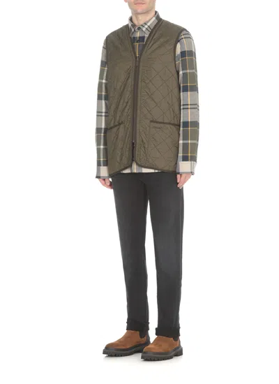 Barbour Polarquilt Zip-liner Vest In Green