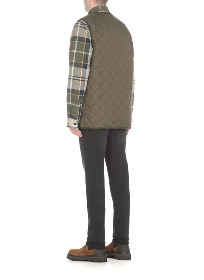 Barbour Polarquilt Zip-liner Vest In Green