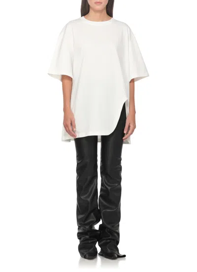 Attico Oversized T Shirt In White