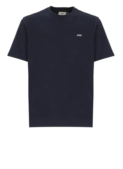 Autry T Shirt With Logo In Black
