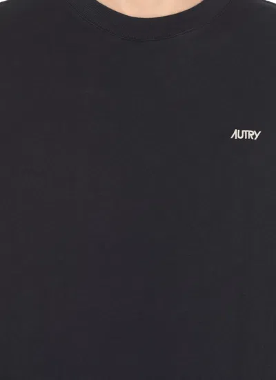 Autry T Shirt With Logo In Black