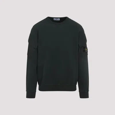 Stone Island Cotton Sweater In Green