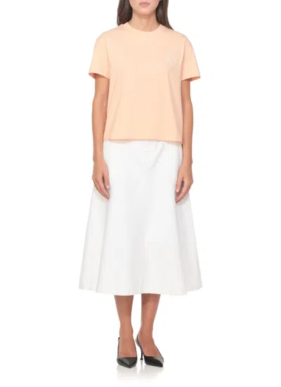 Apc A.p.c. T Shirt "rue Madame Gots" In Pink