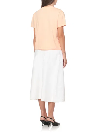 Apc A.p.c. T Shirt "rue Madame Gots" In Pink