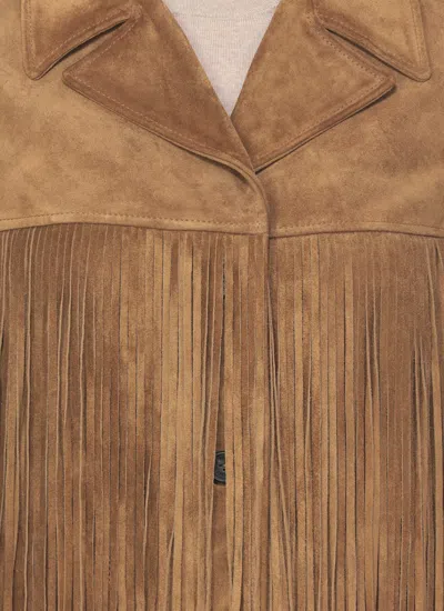 Golden Goose Paul Smith Loves Barbour Multicolor Stripe Cotton Jacket In Brown