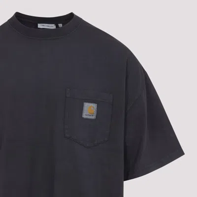 Carhartt S/s Hudson Pocket T-shirt In Brown
