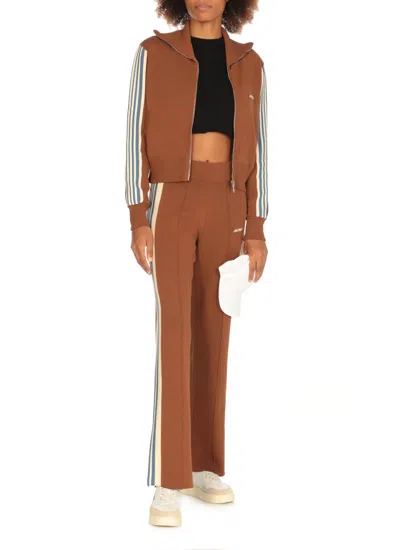 Autry Medalist Low Leather And Suede White And Powder Sneakers In Multi