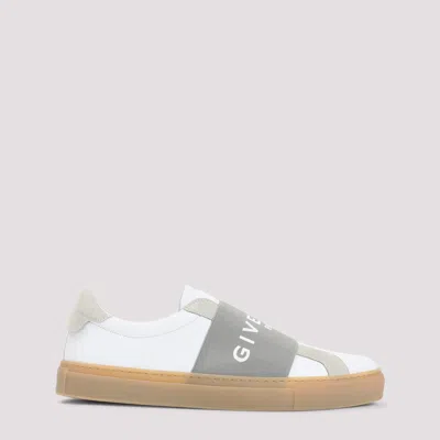 Givenchy Urban Street Sneakers In Leather And Suede With Elastic In Gray