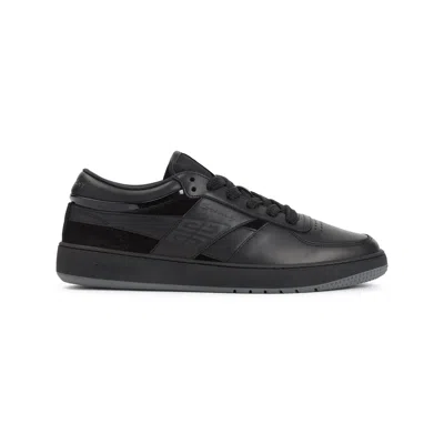 Givenchy G Move Panelled Leather Sneakers In Black