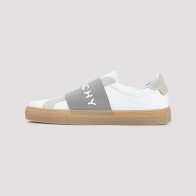 Givenchy Urban Street Sneakers In Leather And Suede With Elastic In Gray