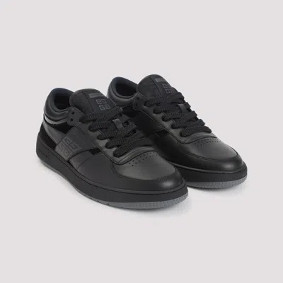 Givenchy G Move Panelled Leather Sneakers In Black