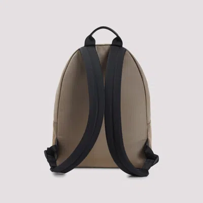 Givenchy Canvas And Leather Backpack With Logo Detail In Brown