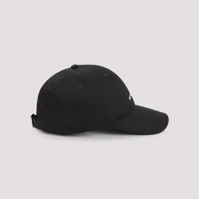 Givenchy Round Visor Cap With Embroidered Logo In Black