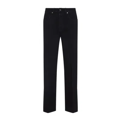 Givenchy Straight Fit Jeans With Crease Effect In Black