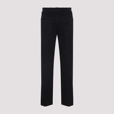 Givenchy Straight Fit Jeans With Crease Effect In Black