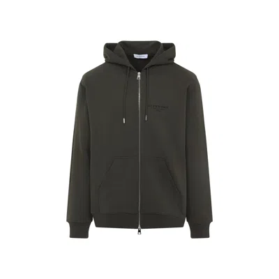 Givenchy Hooded Sweatshirt Front Pockets In Brown