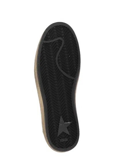 Golden Goose Ballstar' Black And White Low Top Sneakers With Star Patch On The Side And Contrasting Heel With Wri In Pink