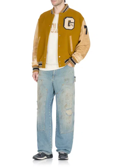 Golden Goose Deluxe Brand Men Marley Painter Cotton Jeans In Blue