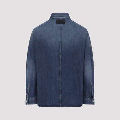 Givenchy Classic Denim Shirt With Button-up Front In Blue