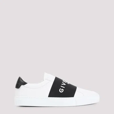 Givenchy Sneaker Urban Street In Pelle Con Fascia Elasticizzata In White
