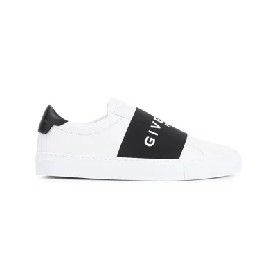 Givenchy Sneaker Urban Street In Pelle Con Fascia Elasticizzata In White