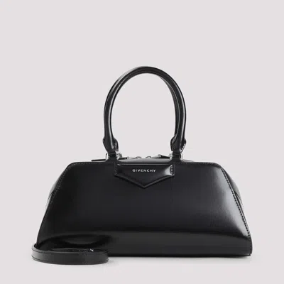 Givenchy Women Antigona East West Small Leather Shoulder Bag In Black