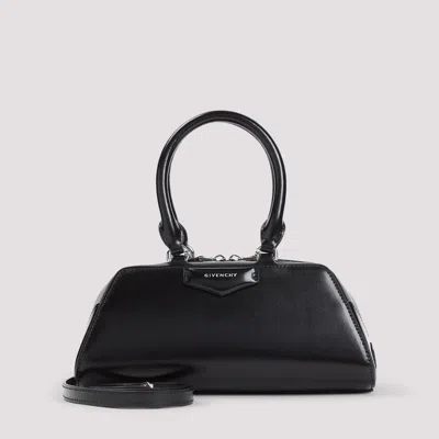 Givenchy Women Antigona East West Small Leather Shoulder Bag In Black