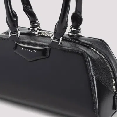 Givenchy Women Antigona East West Small Leather Shoulder Bag In Black