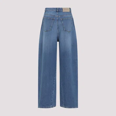 Givenchy Cocoon Logo-patch Jeans In Blue