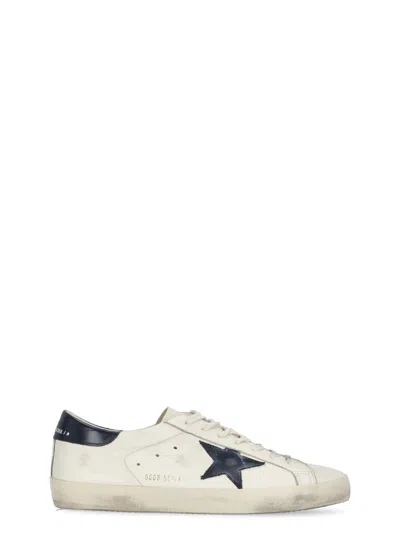 Golden Goose Deluxe Brand Men Multicolor Leather Super Star Sneakers In White