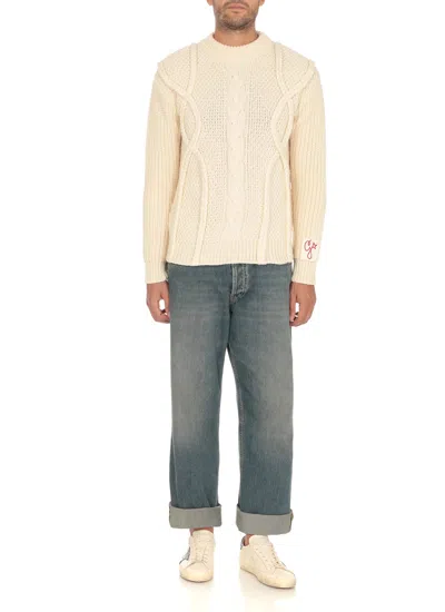 Golden Goose Deluxe Brand Men Multicolor Leather Super Star Sneakers In White