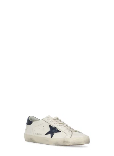 Golden Goose Deluxe Brand Men Multicolor Leather Super Star Sneakers In White