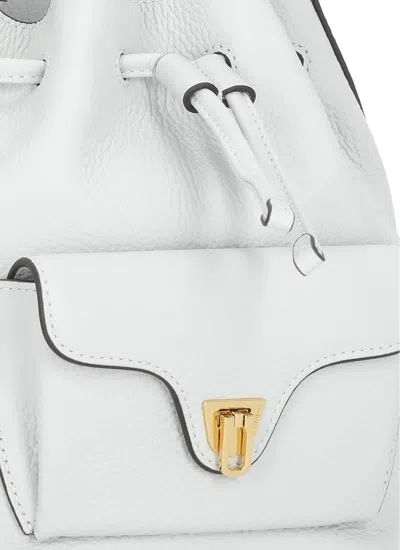 Coccinelle Beat Generation Chain-strap Bucket Bag In Neutral