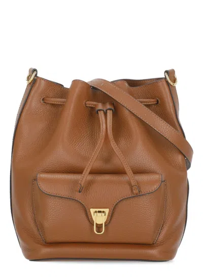 Coccinelle Leather Women Women's Handbag In Brown