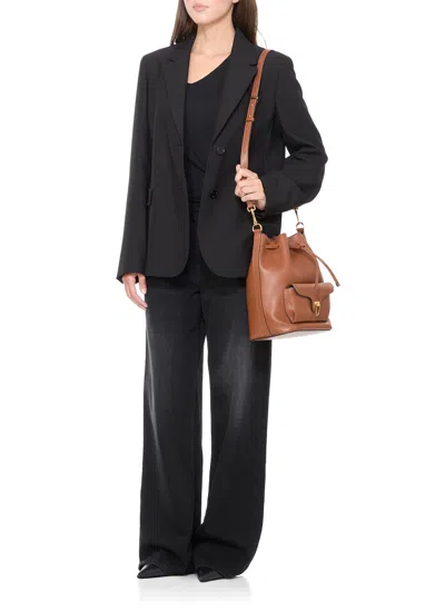 Coccinelle Leather Women Women's Handbag In Brown