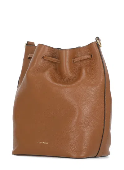 Coccinelle Leather Women Women's Handbag In Brown