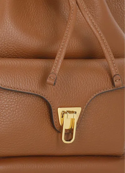 Coccinelle Leather Women Women's Handbag In Brown
