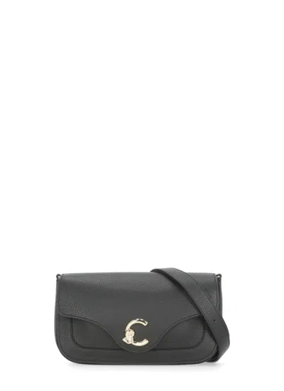 Coccinelle C-me Medium Shoulder Bag In Black