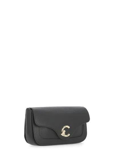 Coccinelle C-me Medium Shoulder Bag In Black