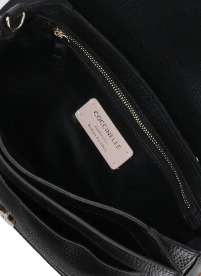 Coccinelle C-me Medium Shoulder Bag In Black