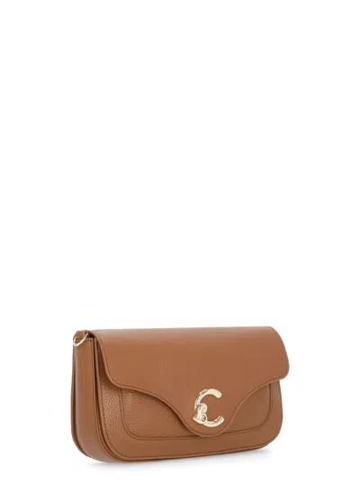 Coccinelle C-me Shoulder Bag In Brown