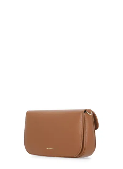 Coccinelle C-me Shoulder Bag In Brown