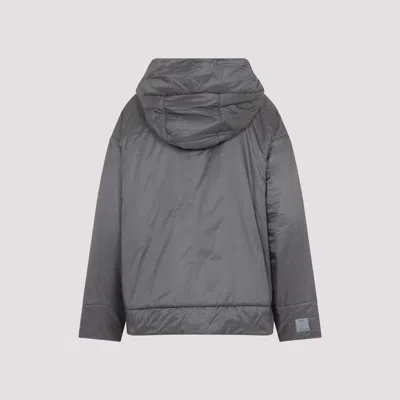Max Mara The Cube Dark Grey Polyester Daria Padded Jacket In Gray