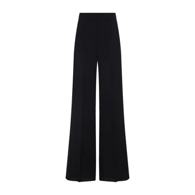 Max Mara High-rise Cady Wide-leg Pants In Black