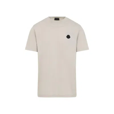 Moncler Logo Tshirt In Cotton. Chiedi A Chat Gpt In Neutral