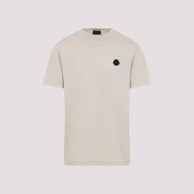Moncler Logo Tshirt In Cotton. Chiedi A Chat Gpt In Neutral