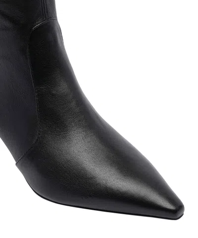 Stuart Weitzman Pointed Toe Ankle Boots With 50mm Heel In Black